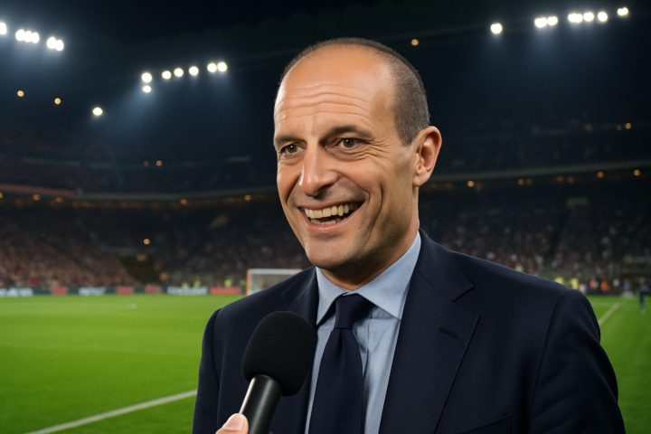 Massimiliano Allegri memuji pertandingan sepak bola Milan vs Juventus sebagai malam olahraga yang hebat