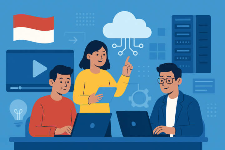 Startup teknologi Indonesia mendukung transformasi digital dengan teknologi penyimpanan data canggih untuk konten multimedia.