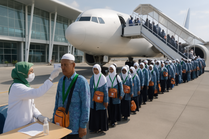 Jamaah haji asal Surabaya bersiap berangkat menuju Tanah Suci tahun 2026