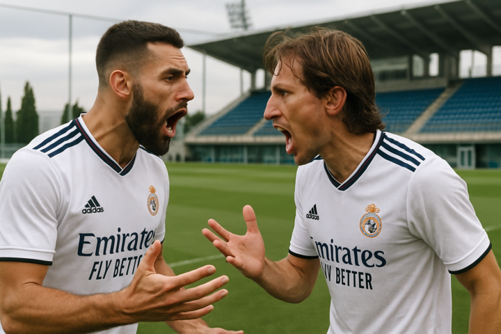 Federico Valverde dan Aurelien Tchouameni berdebat keras di sesi latihan Real Madrid