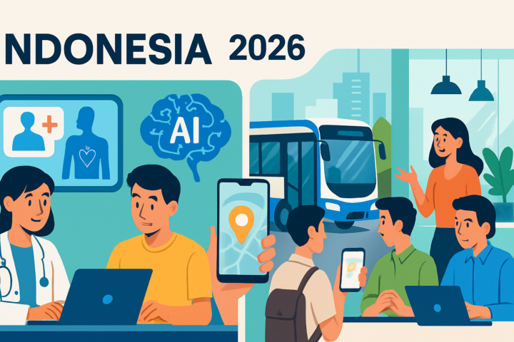Ekosistem startup teknologi di Indonesia tahun 2026 dengan inovasi kesehatan dan transportasi