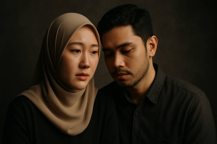 Larissa Chou dan Ikram Rosadi, pasangan selebritas Indonesia yang baru saja mengajukan gugatan cerai