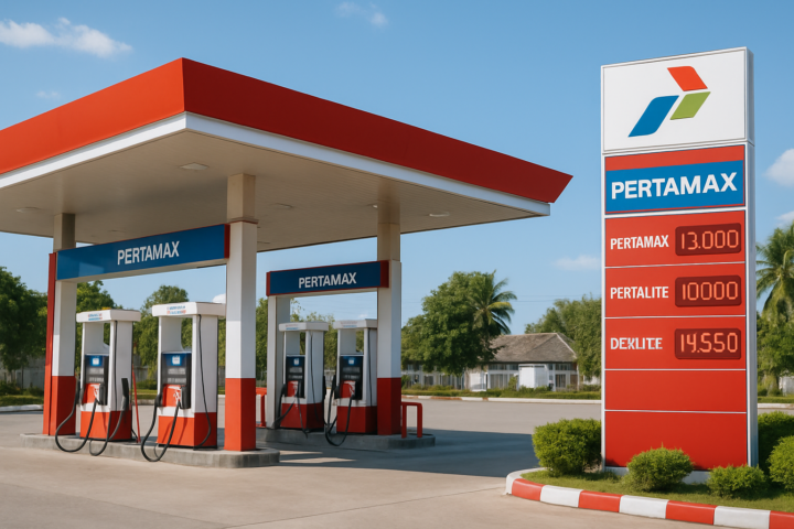 SPBU Pertamina dengan tanda harga BBM Pertamax terbaru per 10 Juni 2026