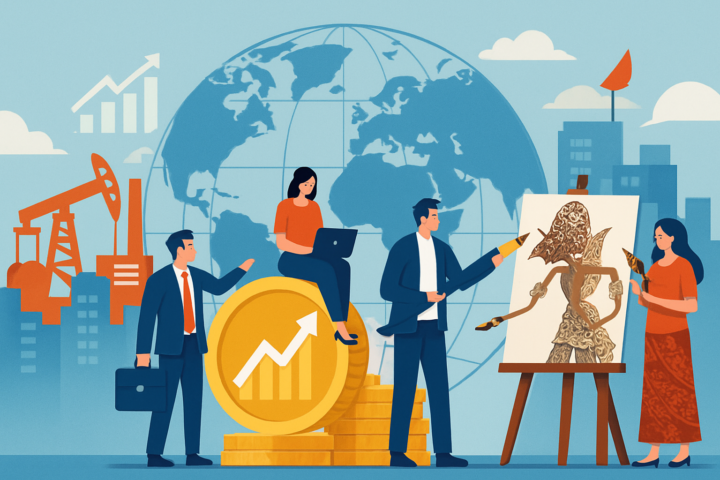 Ilustrasi manajemen aset dan industri lokal Indonesia di tengah persaingan global