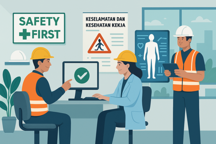 Pusat pengelolaan Keselamatan dan Kesehatan Kerja modern di Indonesia