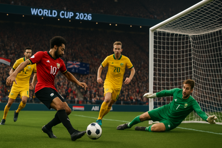 Persaingan ketat antara timnas Mesir dan Australia dalam babak tos-tosan Piala Dunia 2026