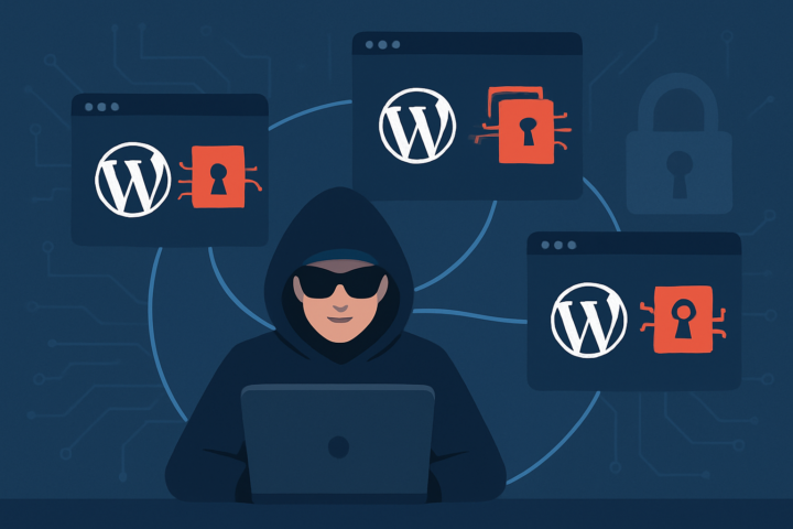 Ilustrasi hacker menyerang ribuan situs WordPress dengan backdoor WP-SHELLSTORM