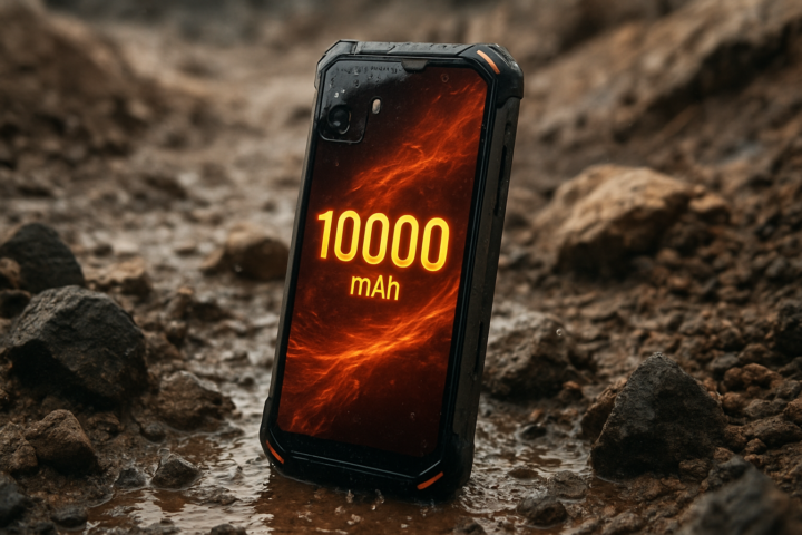 HP rugged dengan baterai besar 10.000 mAh tampil tahan banting di lingkungan outdoor
