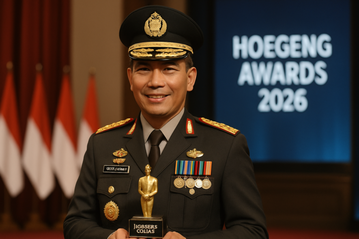 Kombes Norul Hidayat menerima Hoegeng Awards 2026 sebagai Polisi Berintegritas