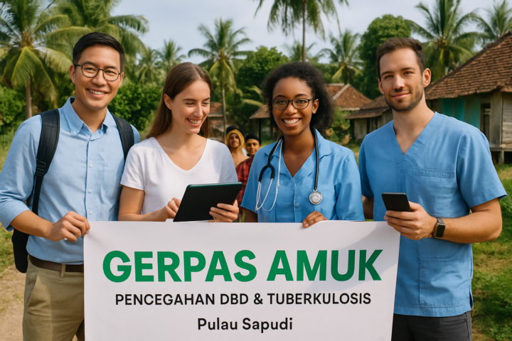 Peluncuran program Gerpas Amuk di Puskesmas Gayam Pulau Sapudi untuk pencegahan DBD dan layanan TB